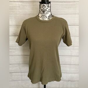 ZARA | Women’s Ribbed Crew Neck Blouse